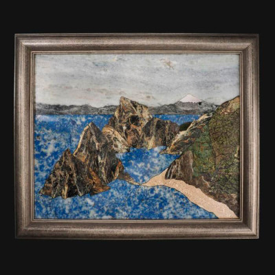 Картина из натуральных камней «Острова»