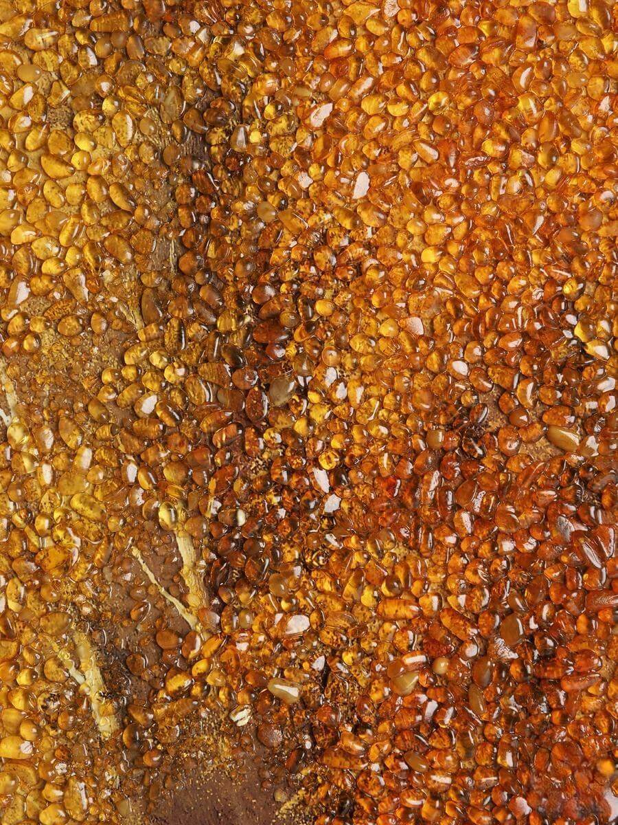 Картина с янтарем «Мостик»